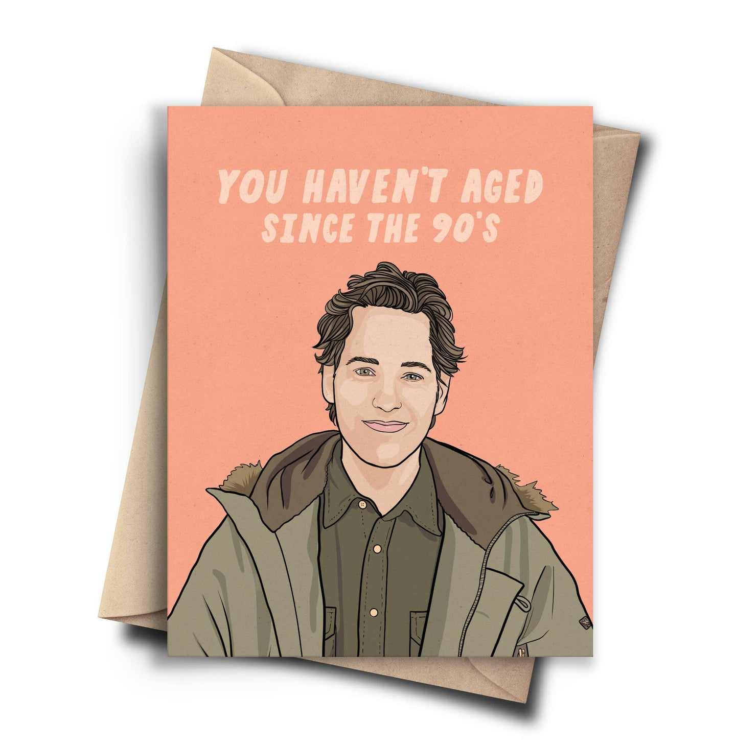 Funny Birthday Card - Paul Rudd Pop Culture Card.