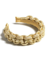 Load image into Gallery viewer, Braided Headband in Gold.
