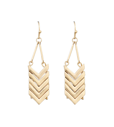 Brushed Gold Arrow Drop.