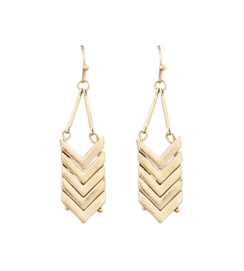 Brushed Gold Arrow Drop.