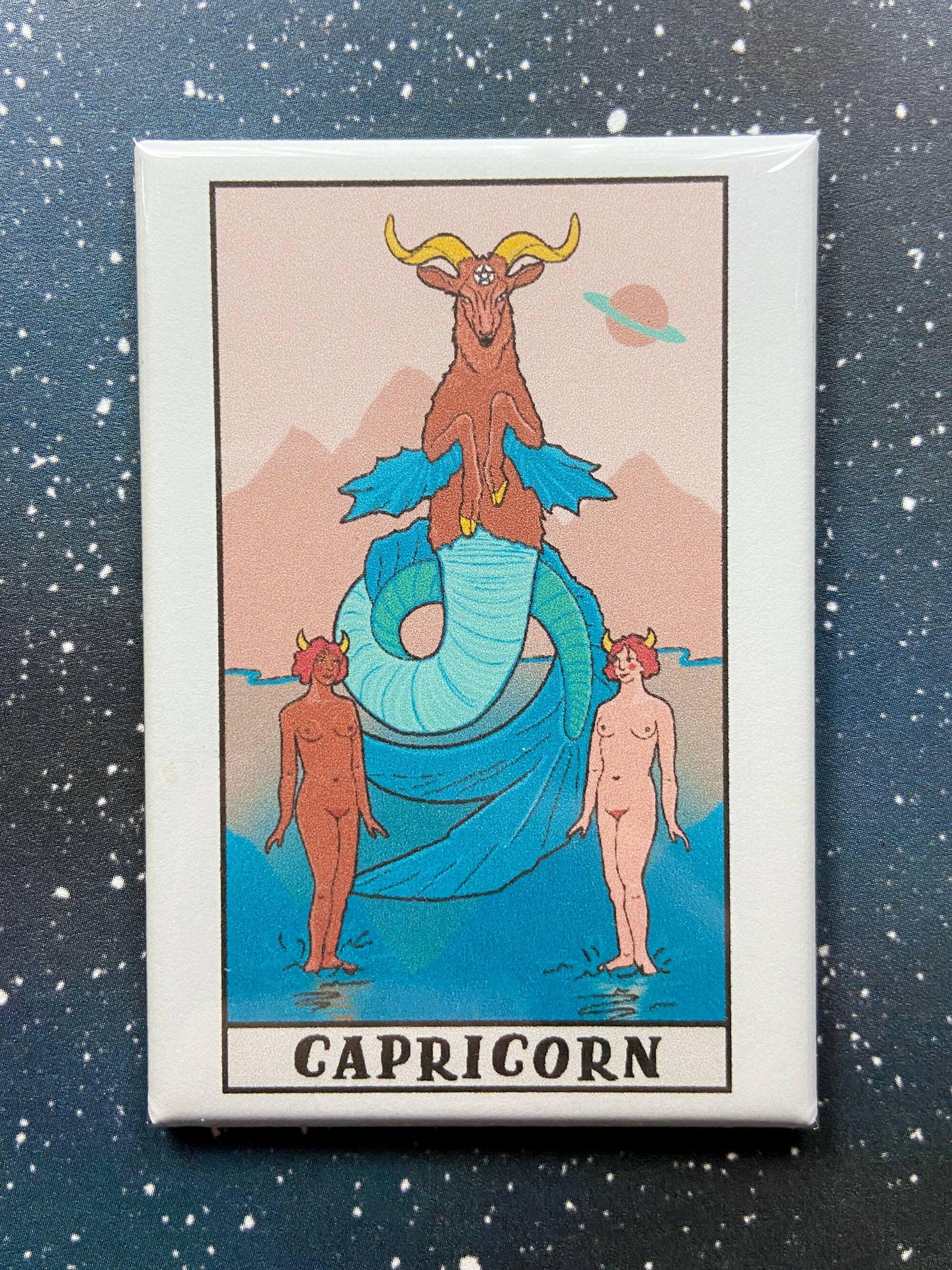 Capricorn Zodiac Astrology Magnet.