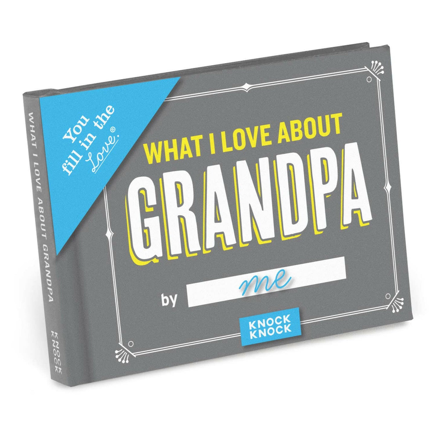 What I Love about Grandpa Fill in the Love® Book.