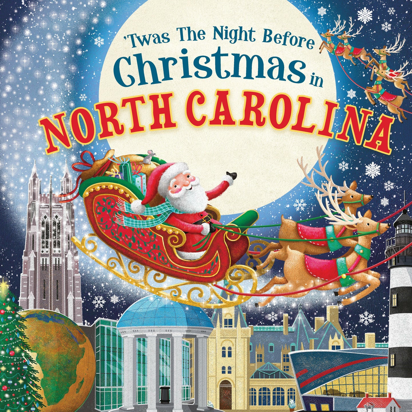 'Twas the Night Before Christmas in North Carolina (HC).