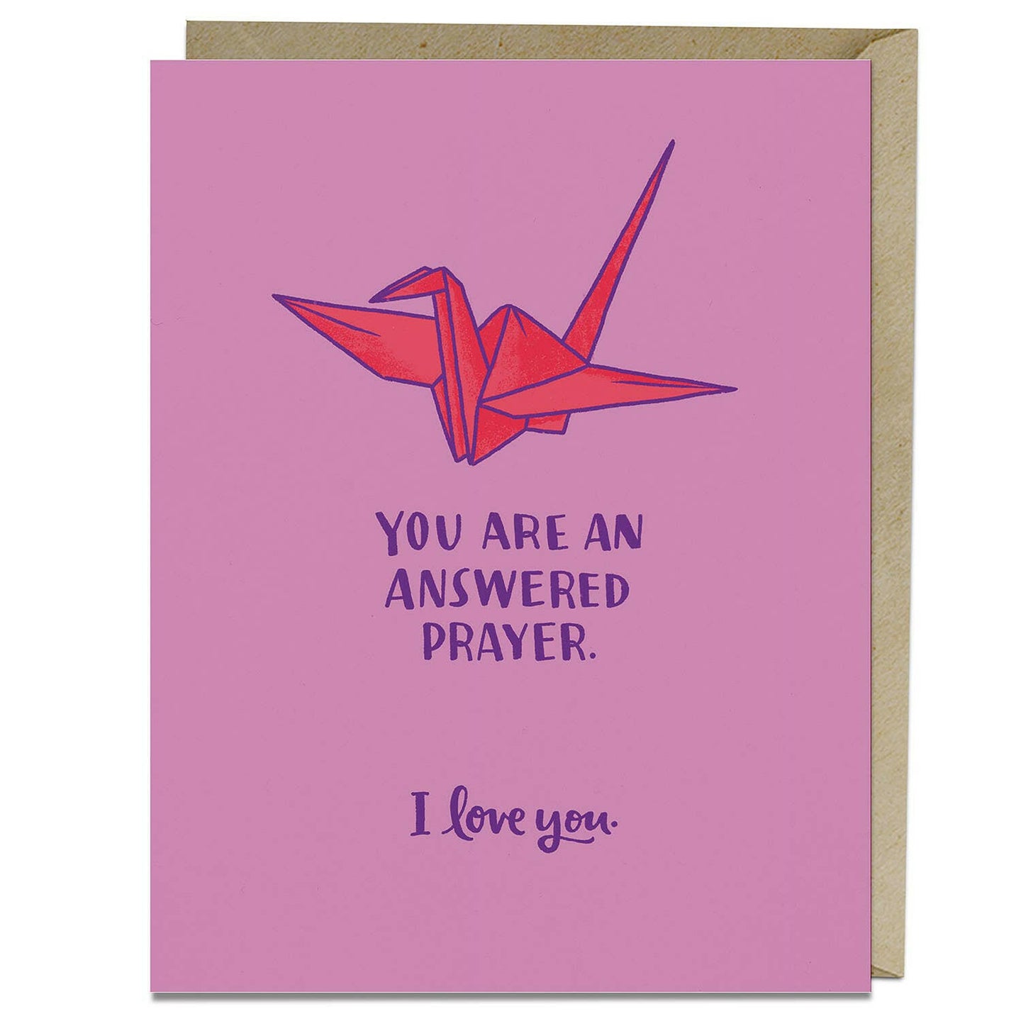 Answered Prayer Love Card.