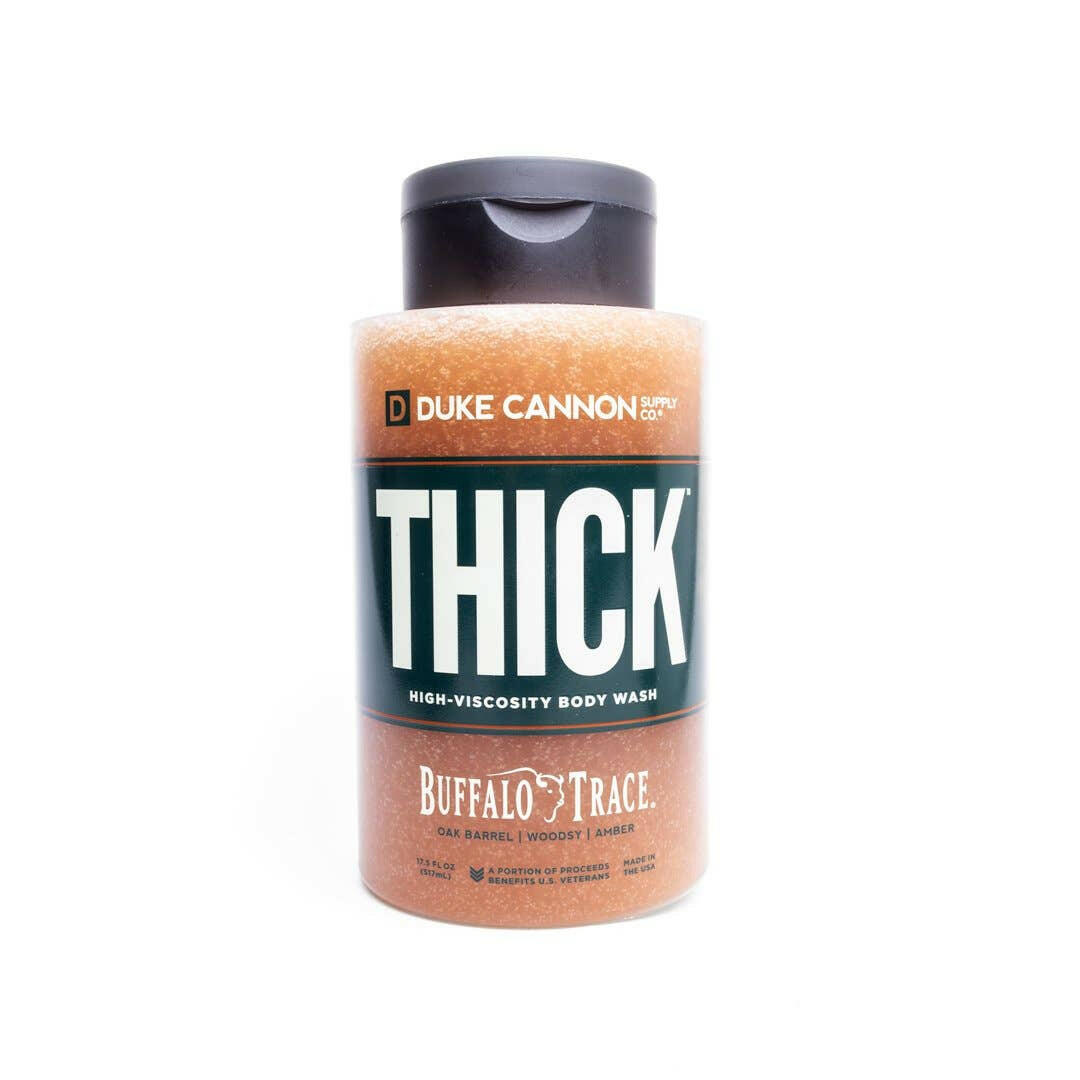 THICK High Viscosity Body Wash – Bourbon Oak Barrel.