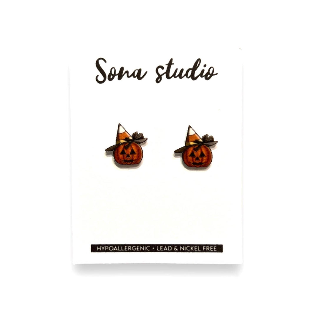 Pumpkin With Earrings