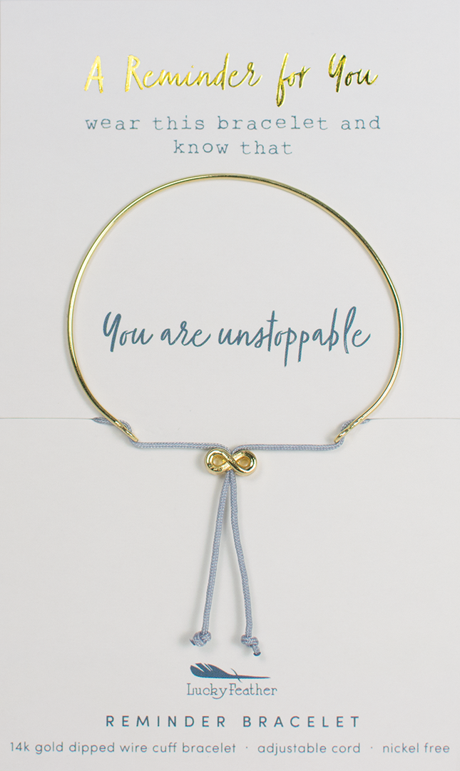 Reminder Bracelet - Gold - UNSTOPPABLE