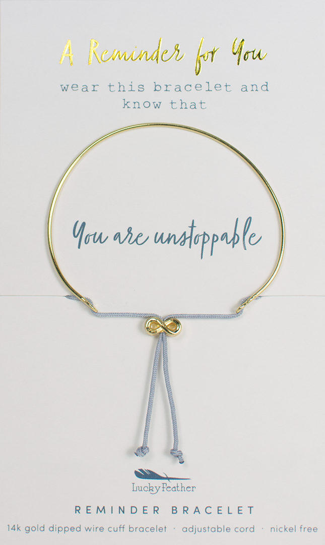 Reminder Bracelet - Gold - UNSTOPPABLE.