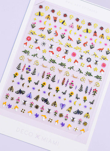 Nail Art Stickers - Wildflower.