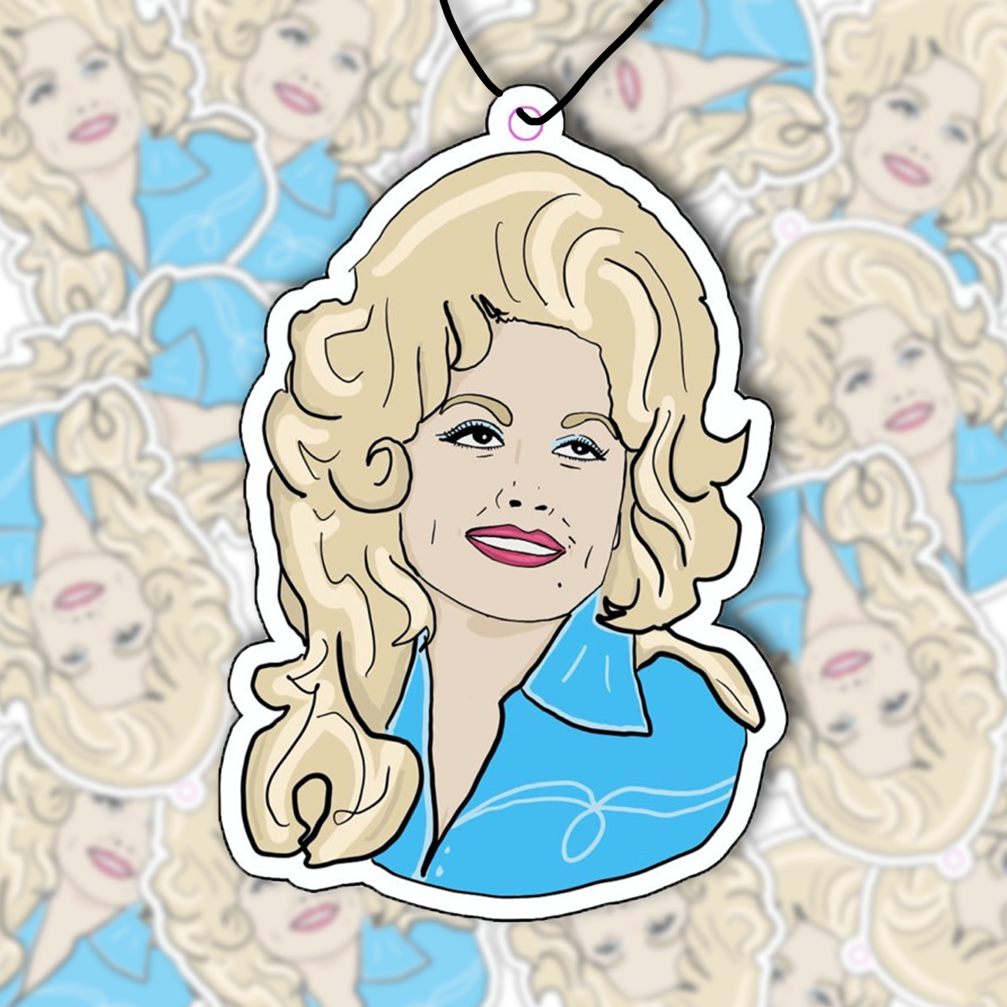 Dolly Parton Air Freshener.