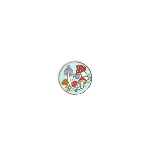 Mushrooms Enamel Pin.