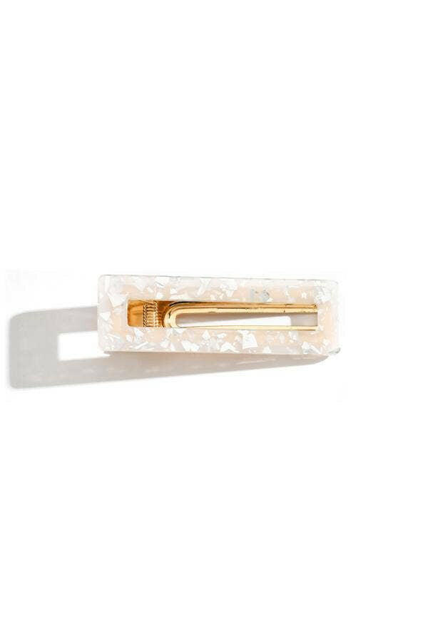 Rectangle Acrylic Hair Clip