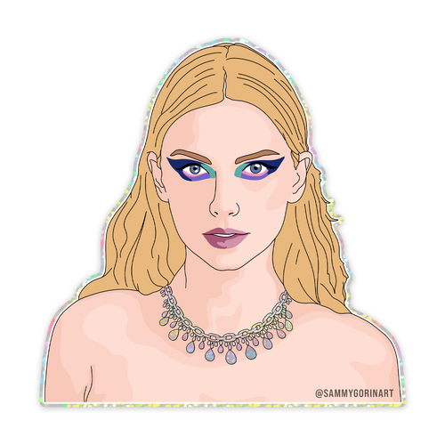 Taylor Swift, Bejeweled, Midnights, Glitter Sticker.