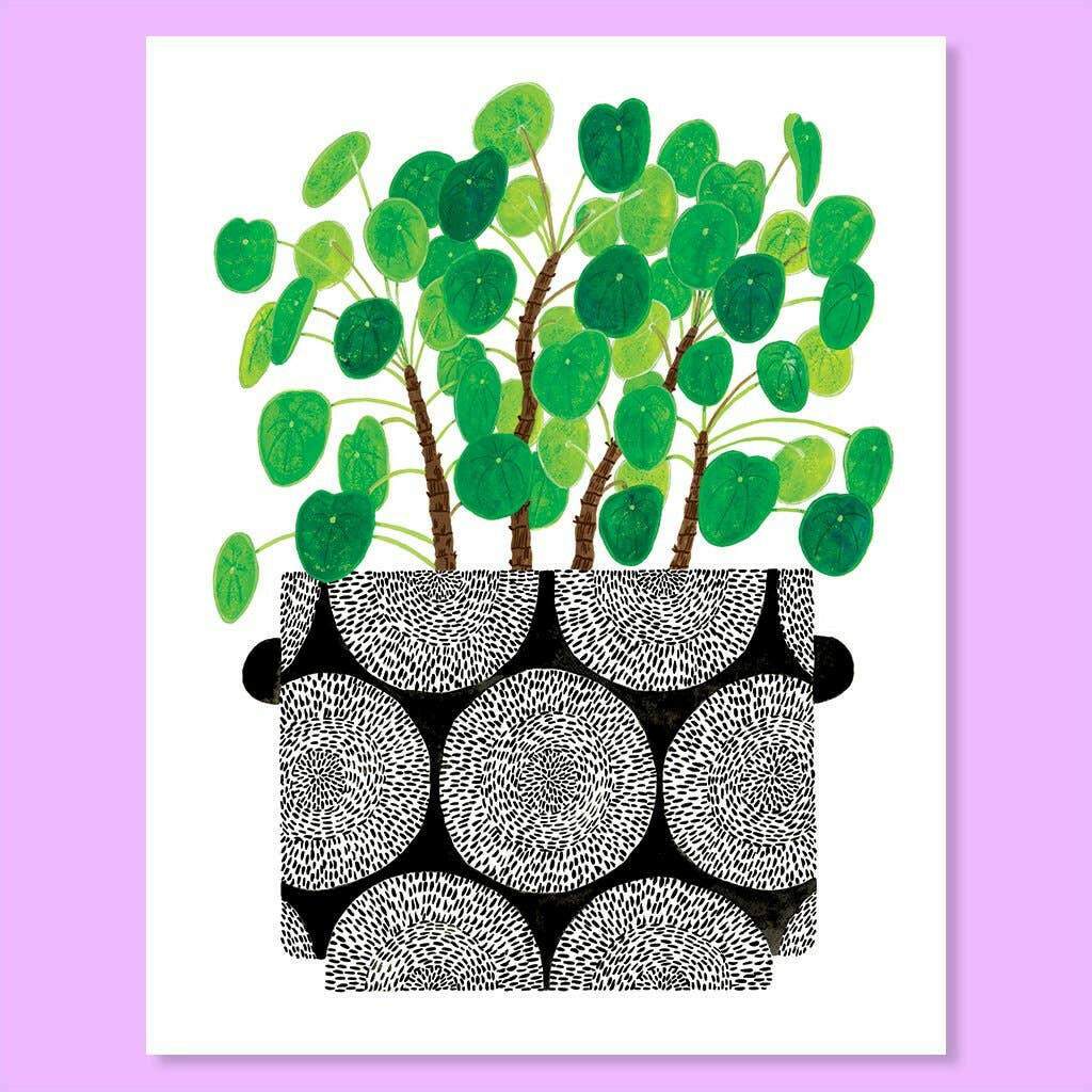 Pilea Plant Print.