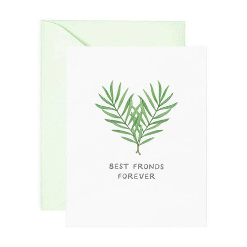 Best Fronds Forever Friendship Card.
