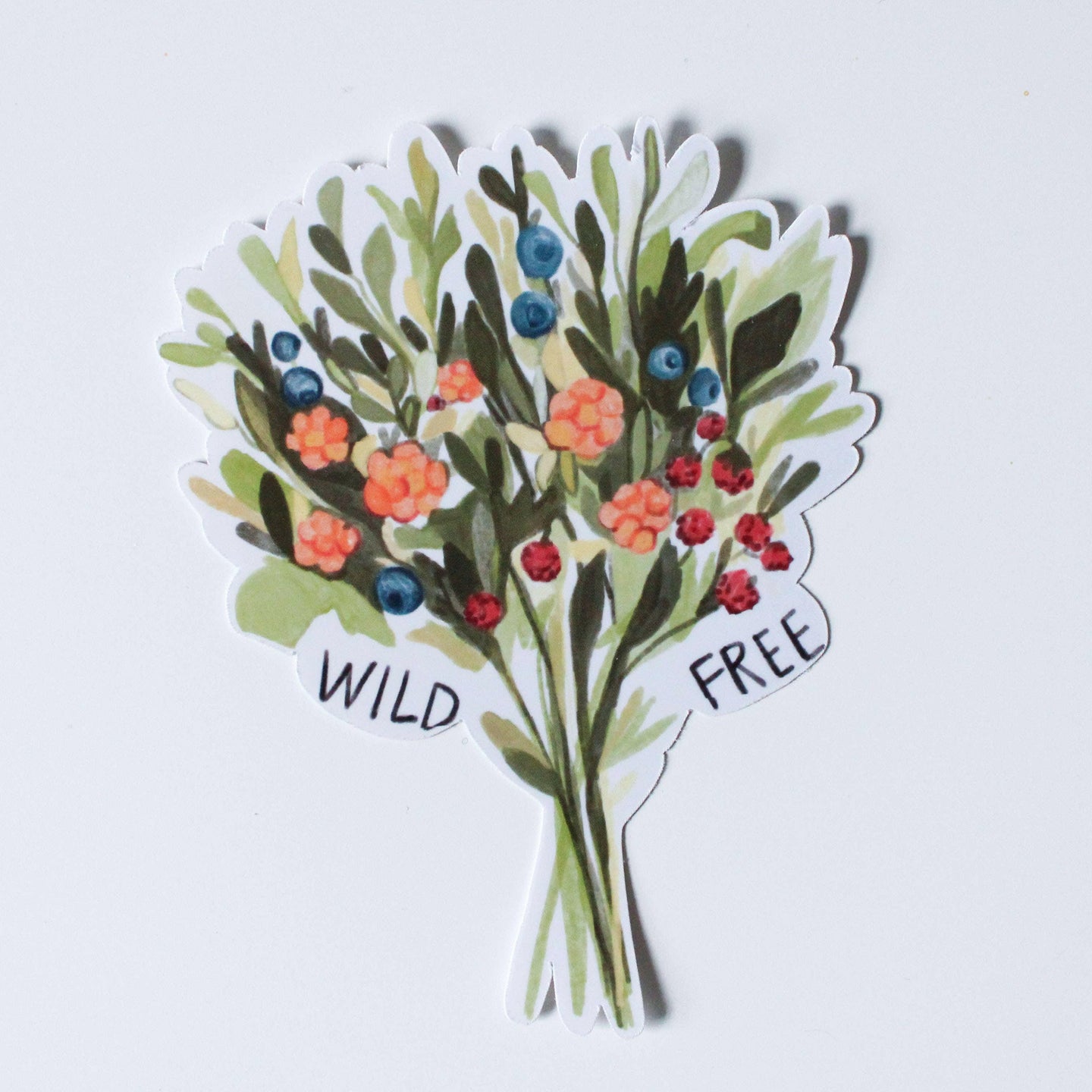 Wild + Free Sticker.