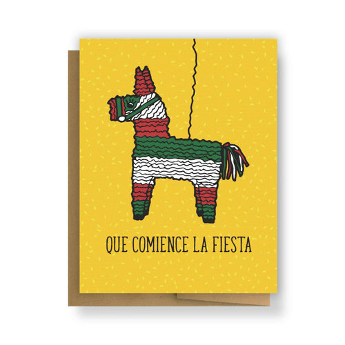 Que Comience La Fiesta Greeting Card.