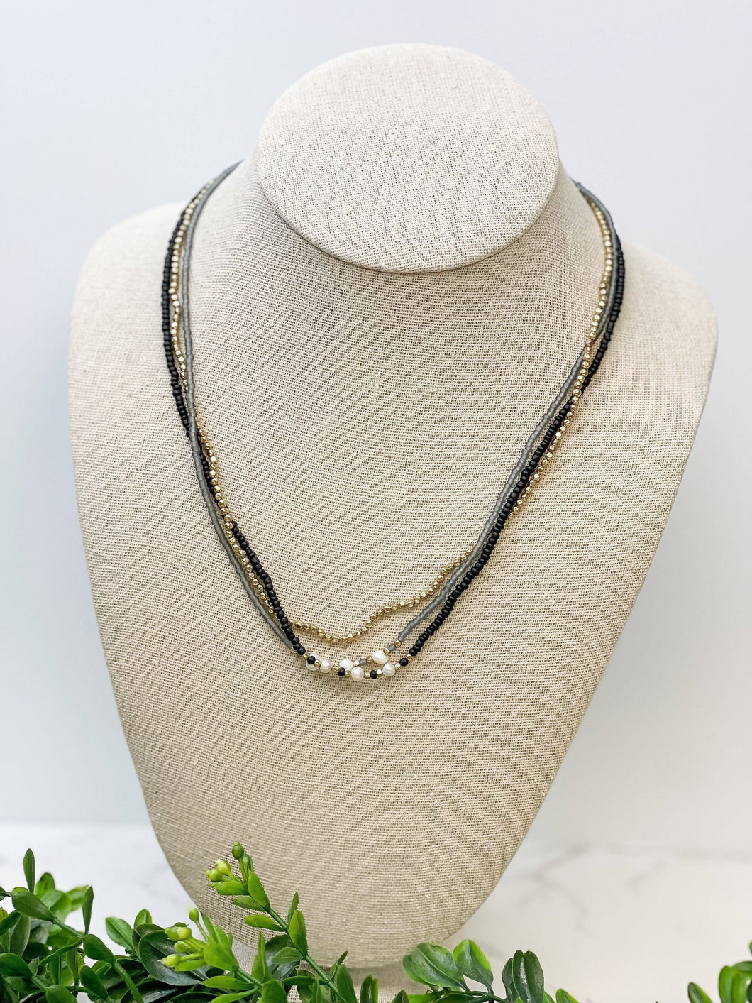 Freshwater Pearl Multi Strand Necklace