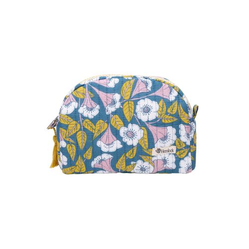 Evangeline Small Quilted Scallop Zipper Pouch.