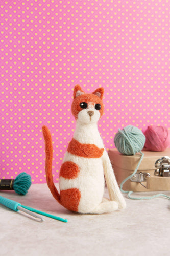 Cat Needle Felting Kit.