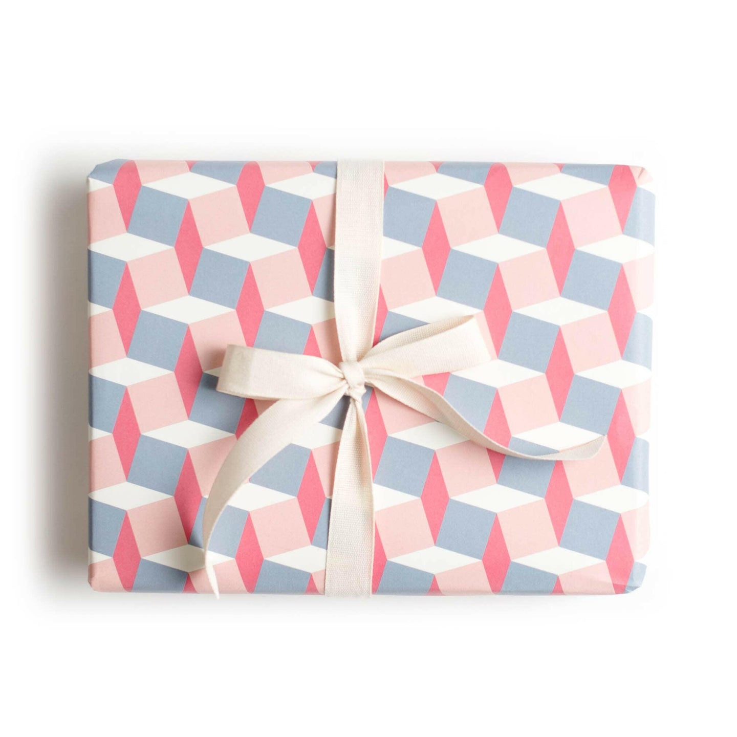 Geo Square Gift Wrap - Roll.