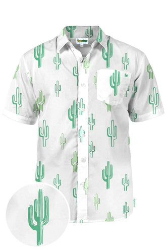 Men's Cali Cactus Hawaiian Shirt.