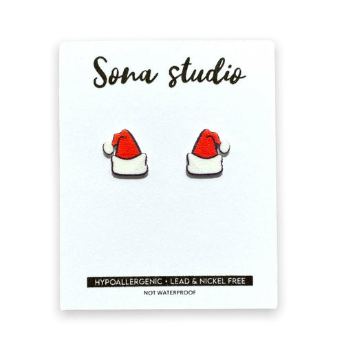 Santa Hat Earrings.