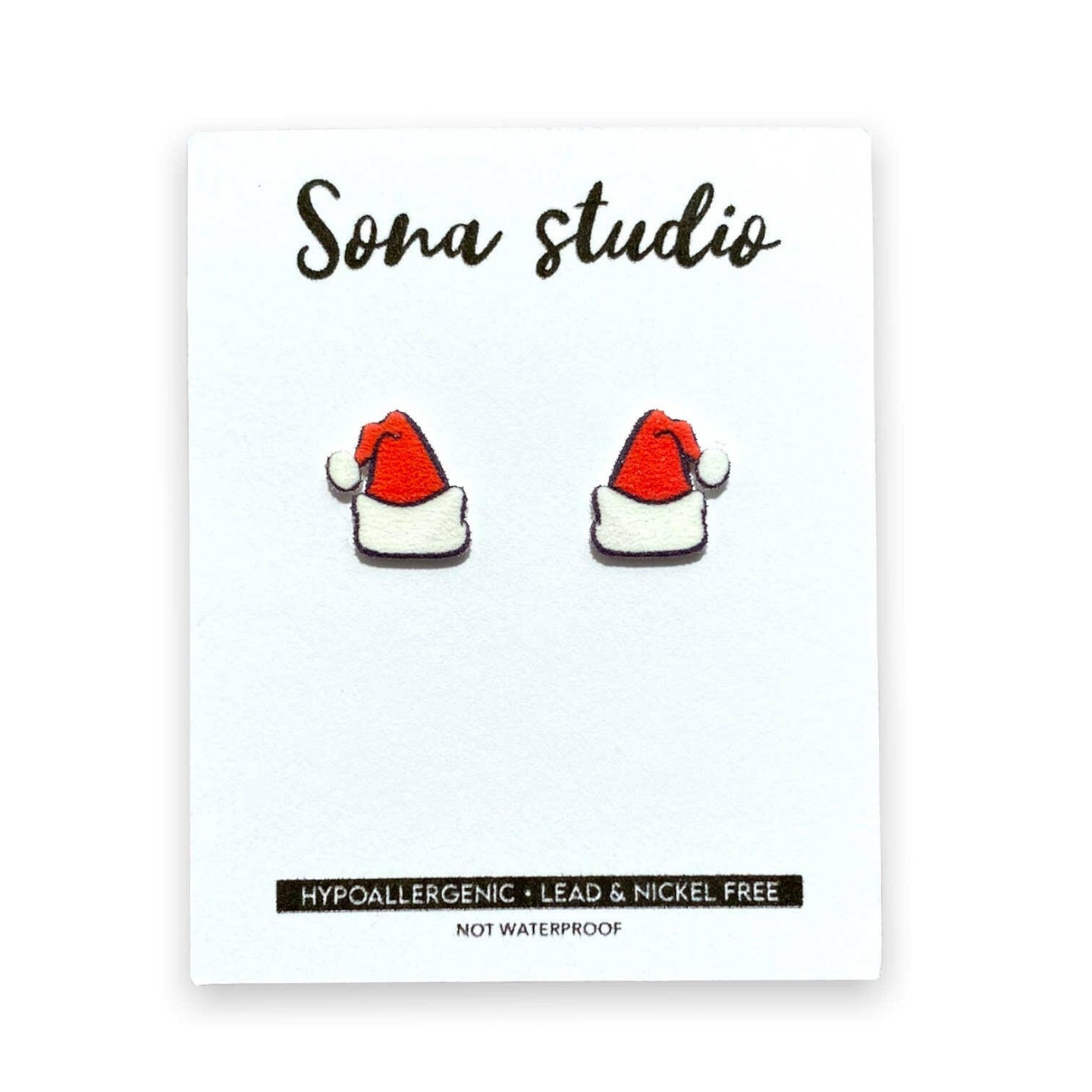 Santa Hat Earrings.