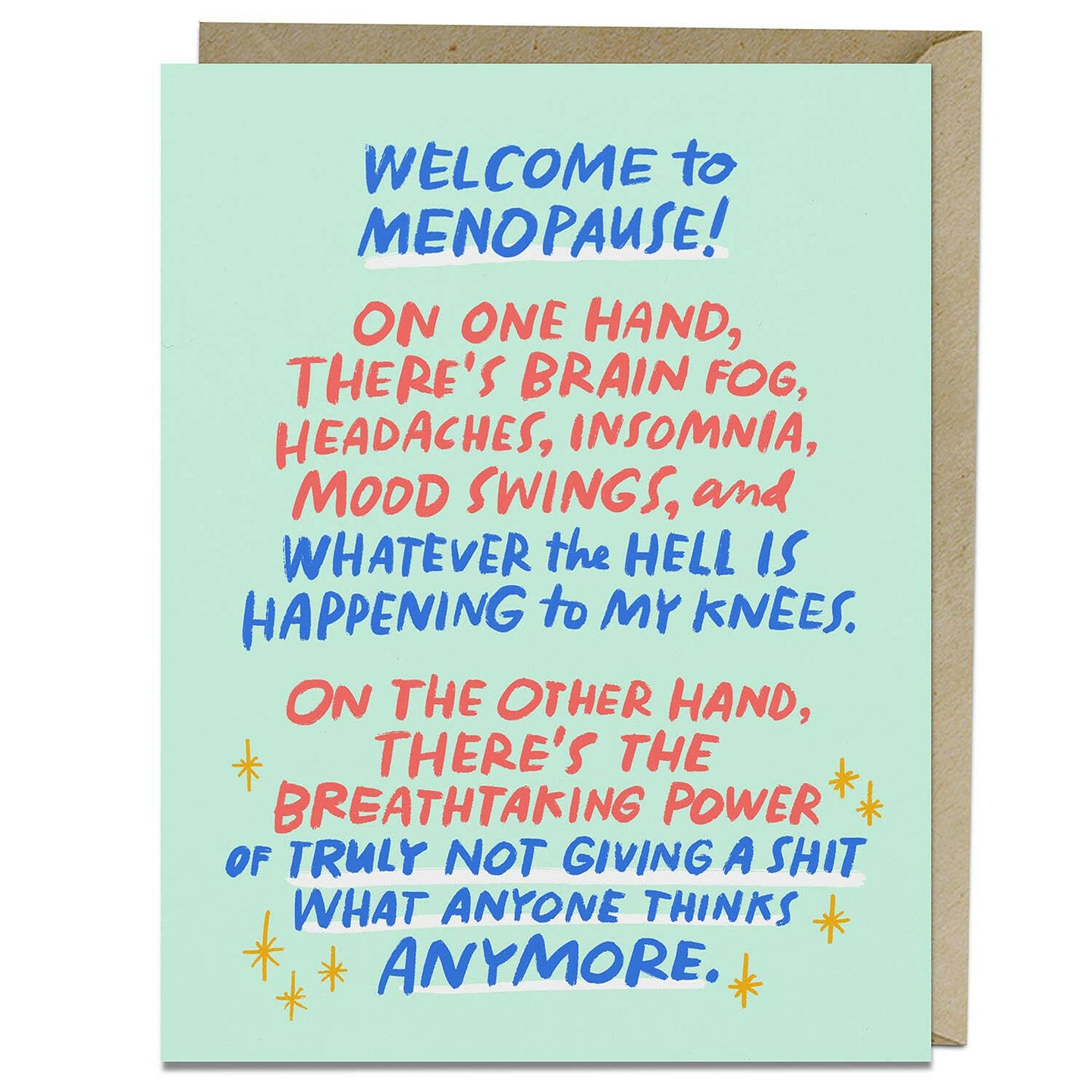 Breathtaking Power Menopause Card.