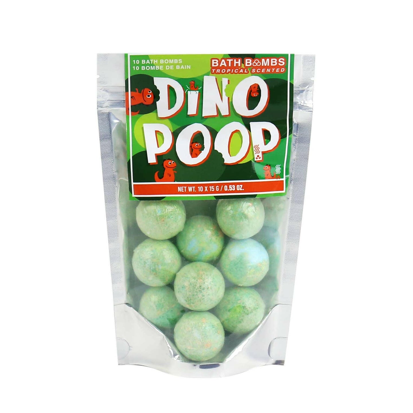 DINO POOP BATH BOMBS.