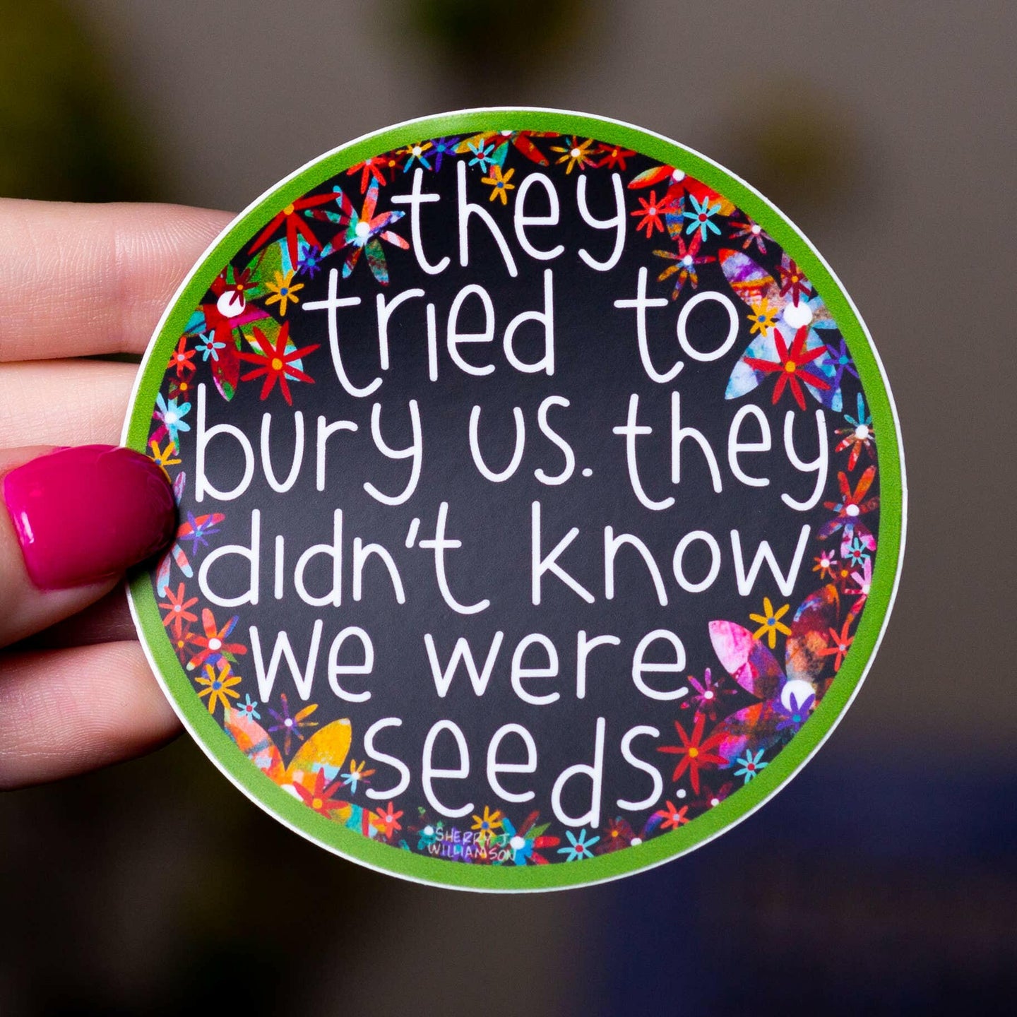 Seeds Sticker.