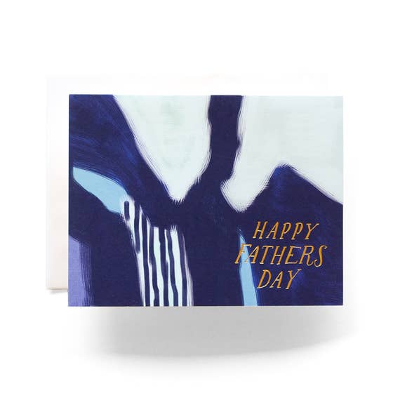 Abstract Fathers Day Greeting Card