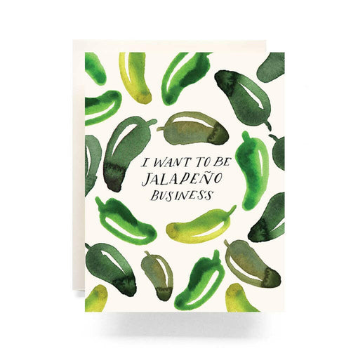 Jalapeno Business Greeting Card.