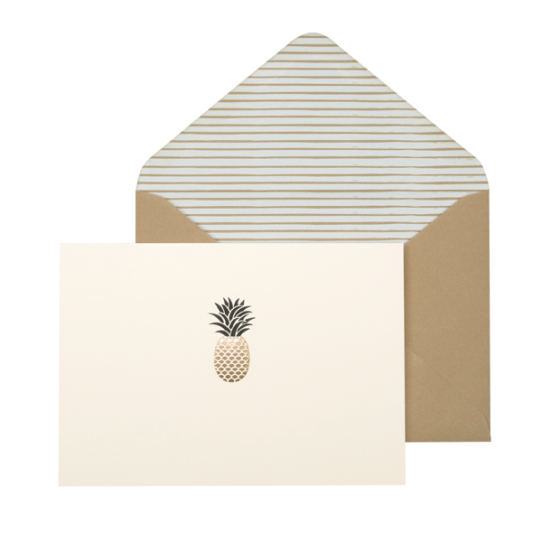 Boxed Notecard Set - Pineapple
