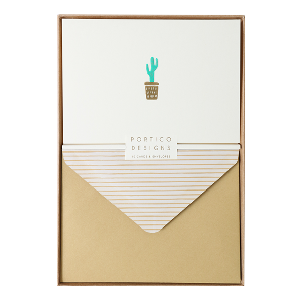 Boxed Notecard Set - Cactus