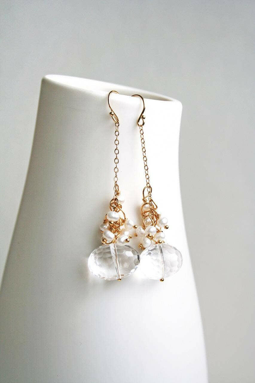 Crystal Dangle Earrings