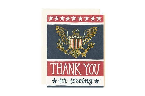 Eagle Thank You Greeting Card Stationery