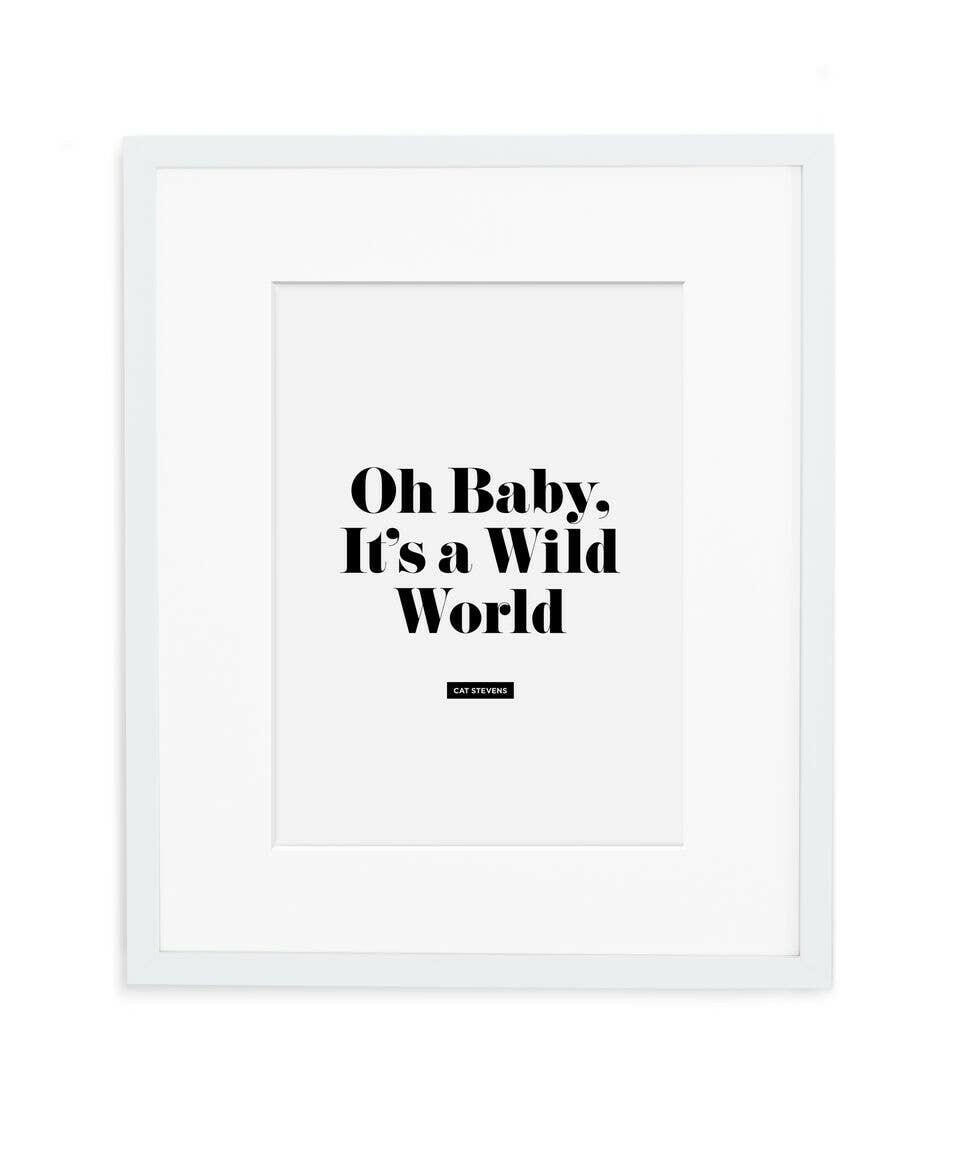 Oh Baby Art Print.