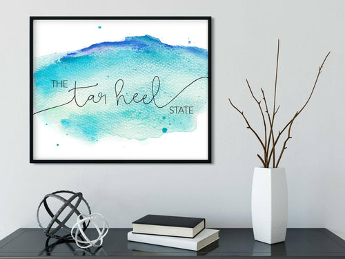 Tar Heel State art print.