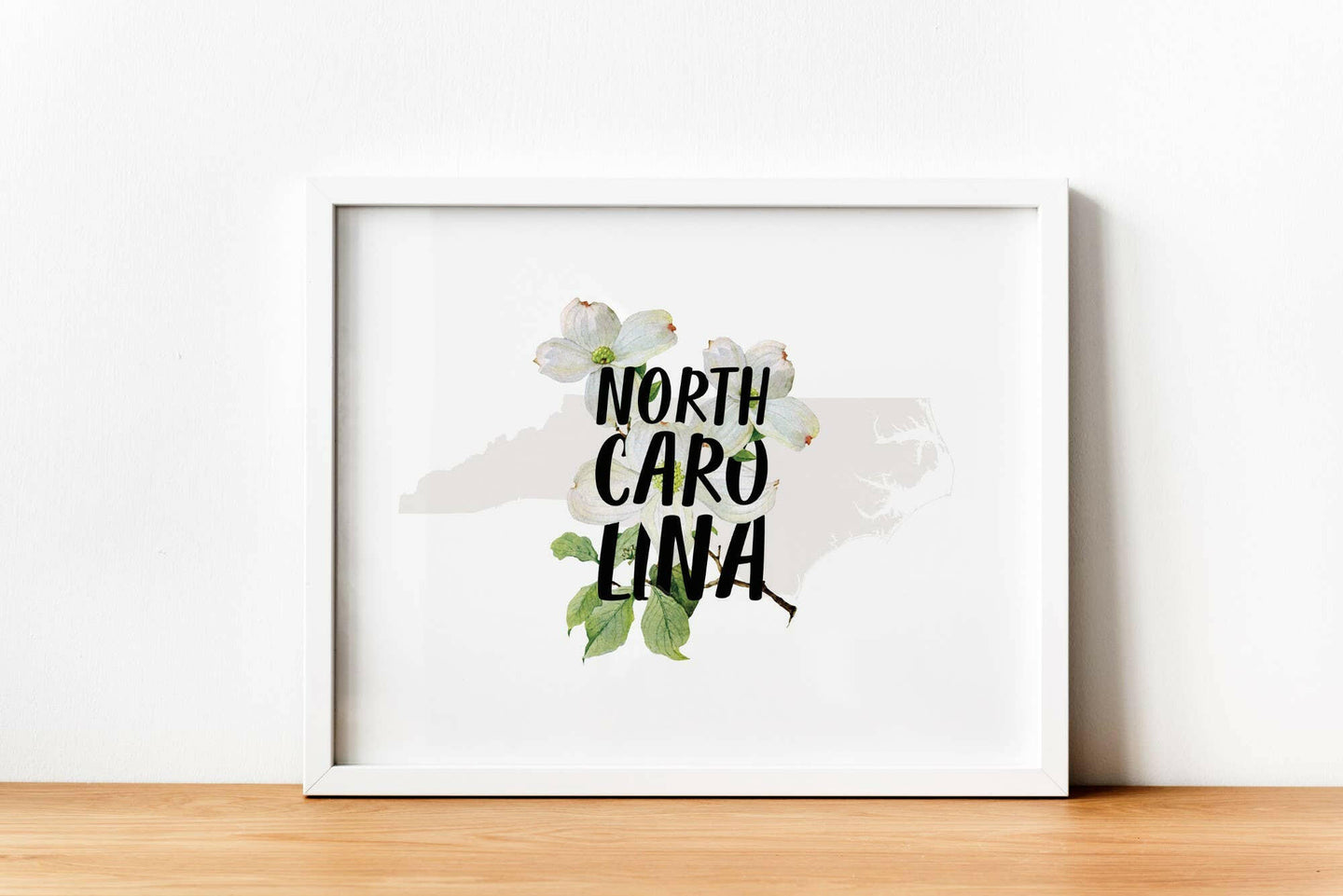 North Carolina state flower art print.