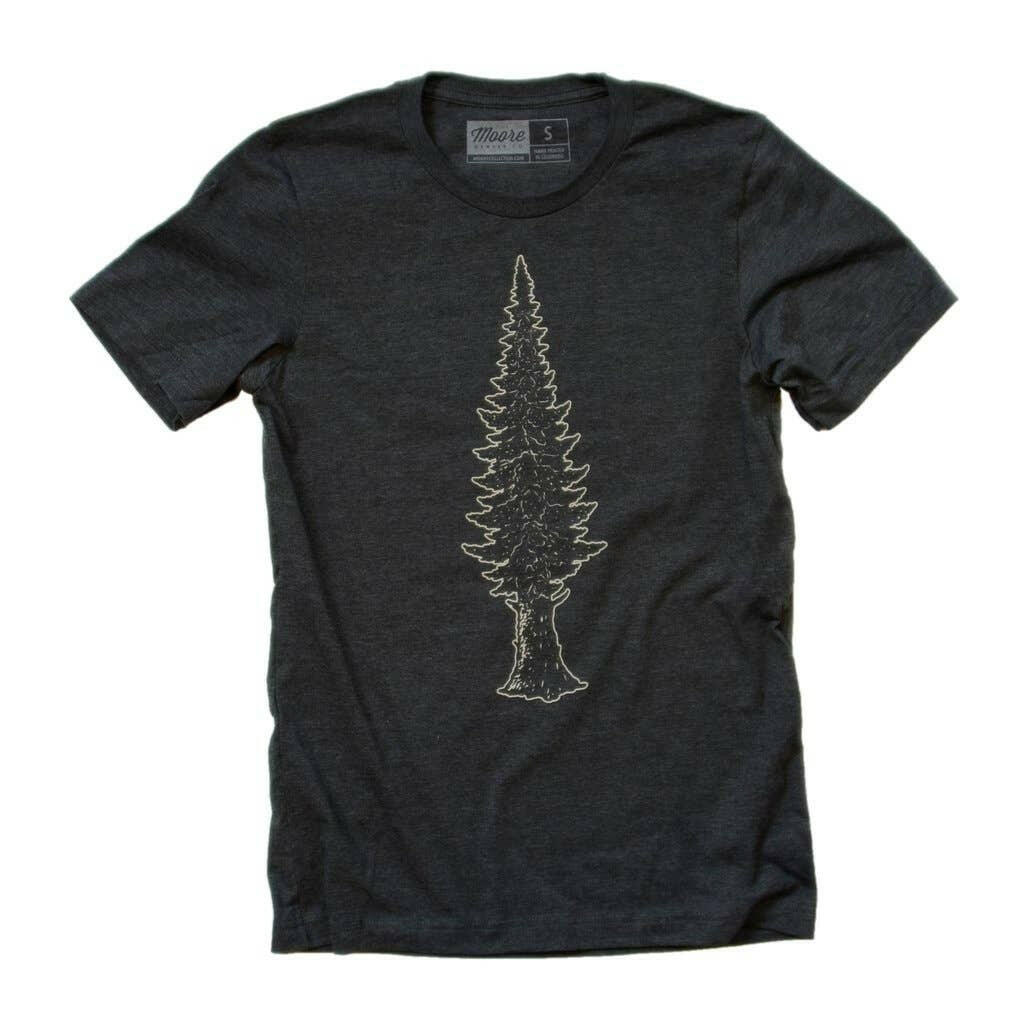 Dark Gray Heather - Mighty Pine Tee.