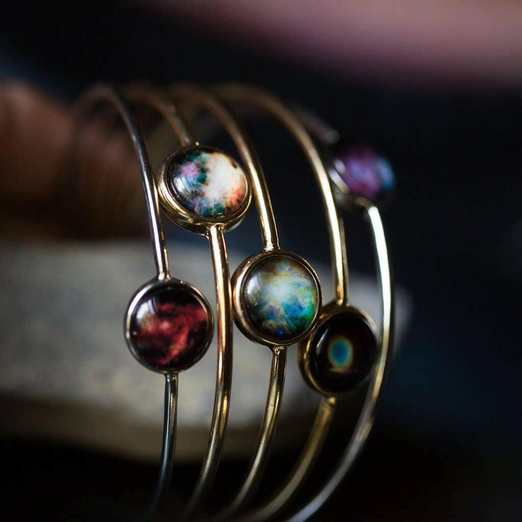 Stackable Galaxy Bangle Bracelet.