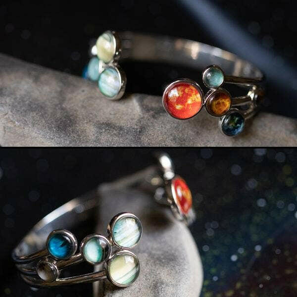 Solar System Cuff Bracelet.