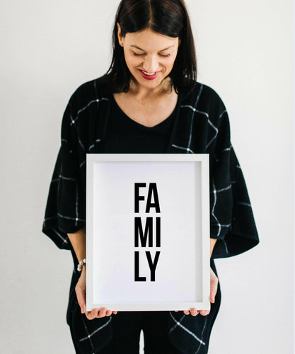 FAMILY Art Print.