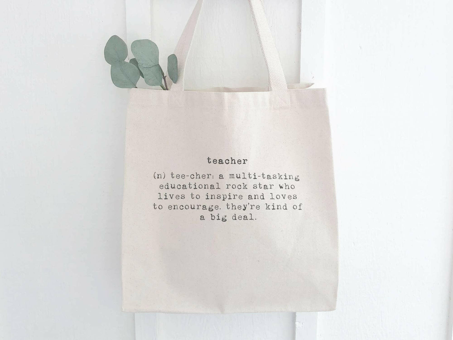 Teacher Definition - Canvas Tote Bag.