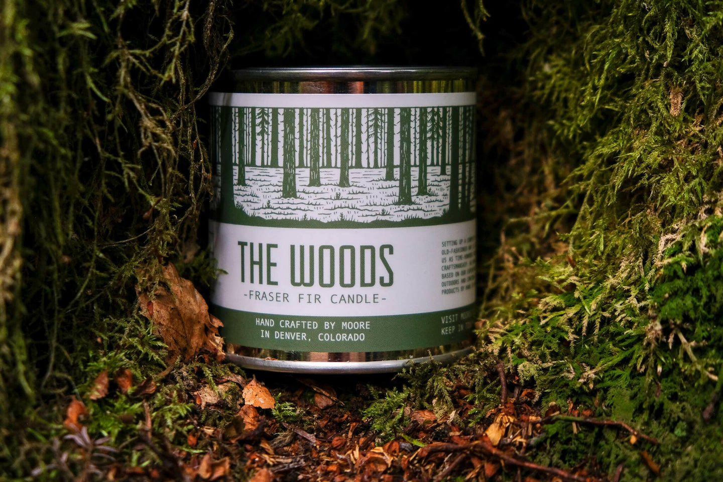 The Woods Candle-1/2 Pint.