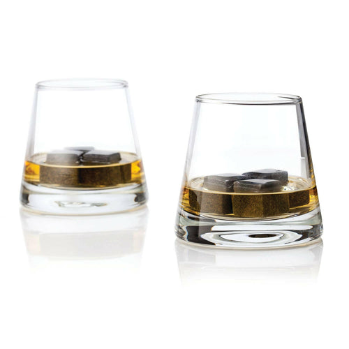 Glacier Rocks® Soapstone Cube and Tumbler Set by Viski.