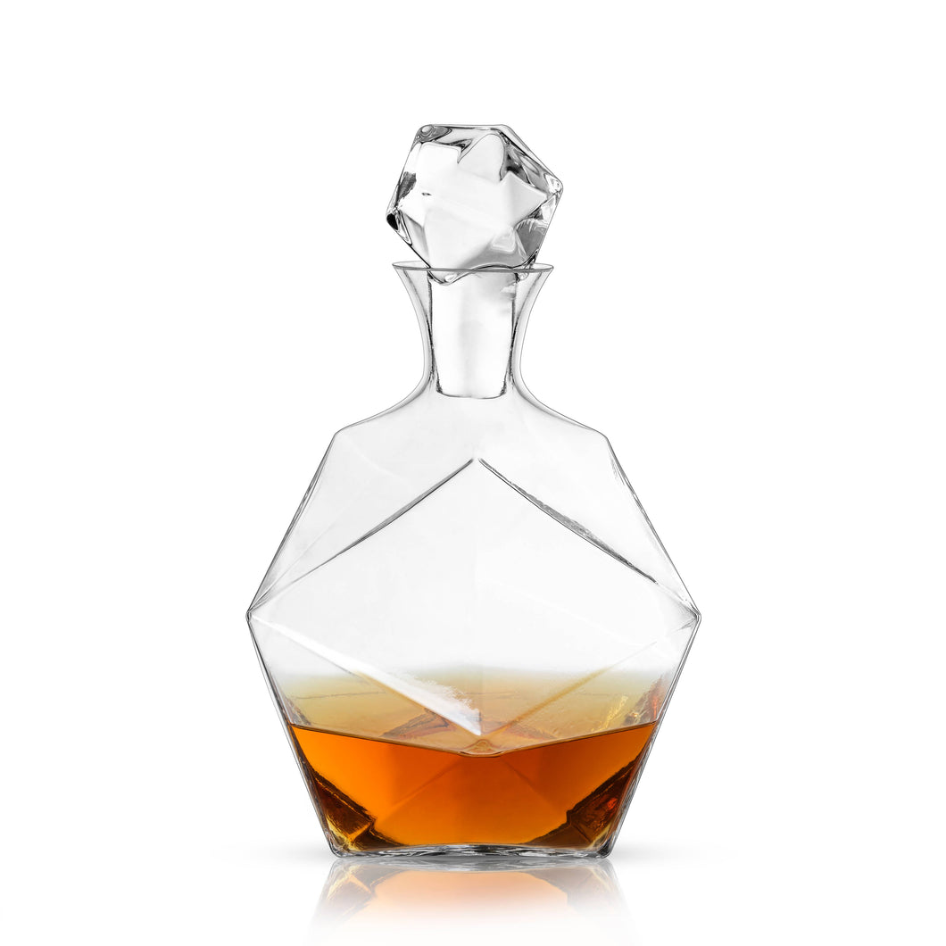 Raye: Faceted Crystal Liquor Decanter (VISKI)