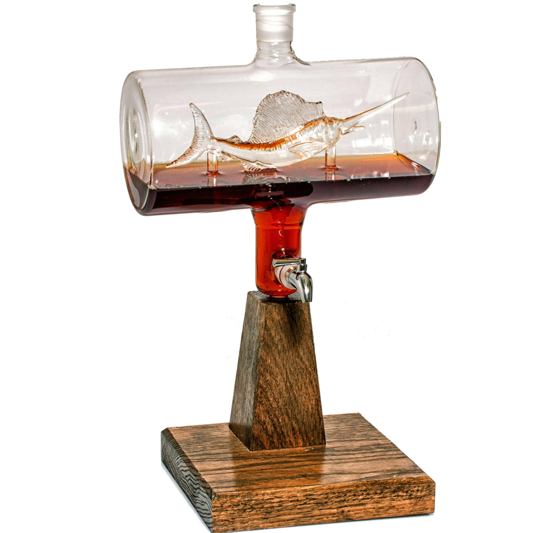 Preorder! Sailfish Whiskey Decanter - 2500ml Fishing Decanter