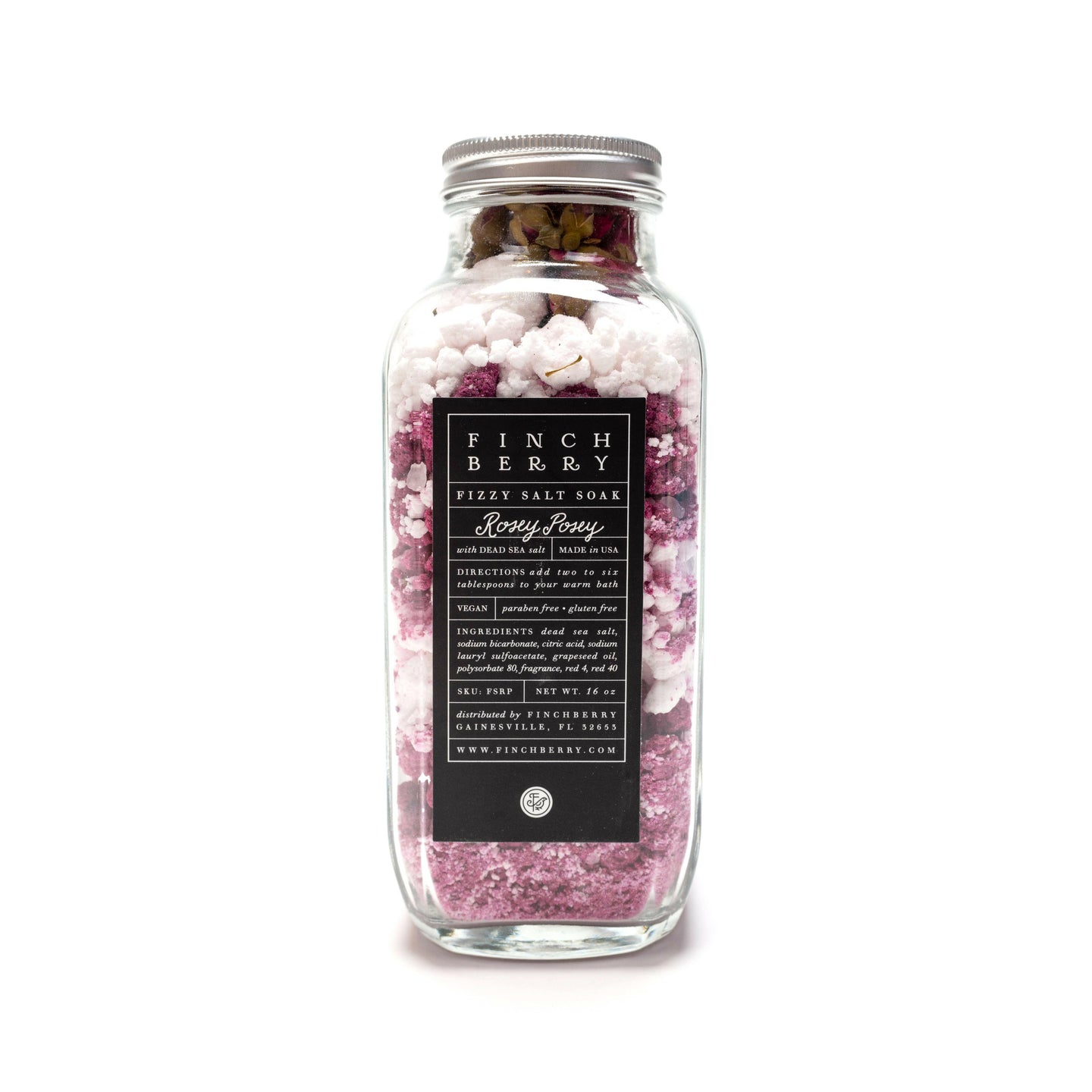 Fizzy Salt Soak - Rosey Posey.